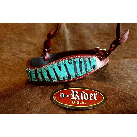 Horse Show Bridle Western Leather Barrel Racing Tack Rodeo Noseband 