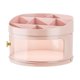 thumbnail image 3 of Caja organizadora de maquillaje, joyero, caja de cosméticos para escritorio, cajón organizador pequeño y rosa, 3 of 9