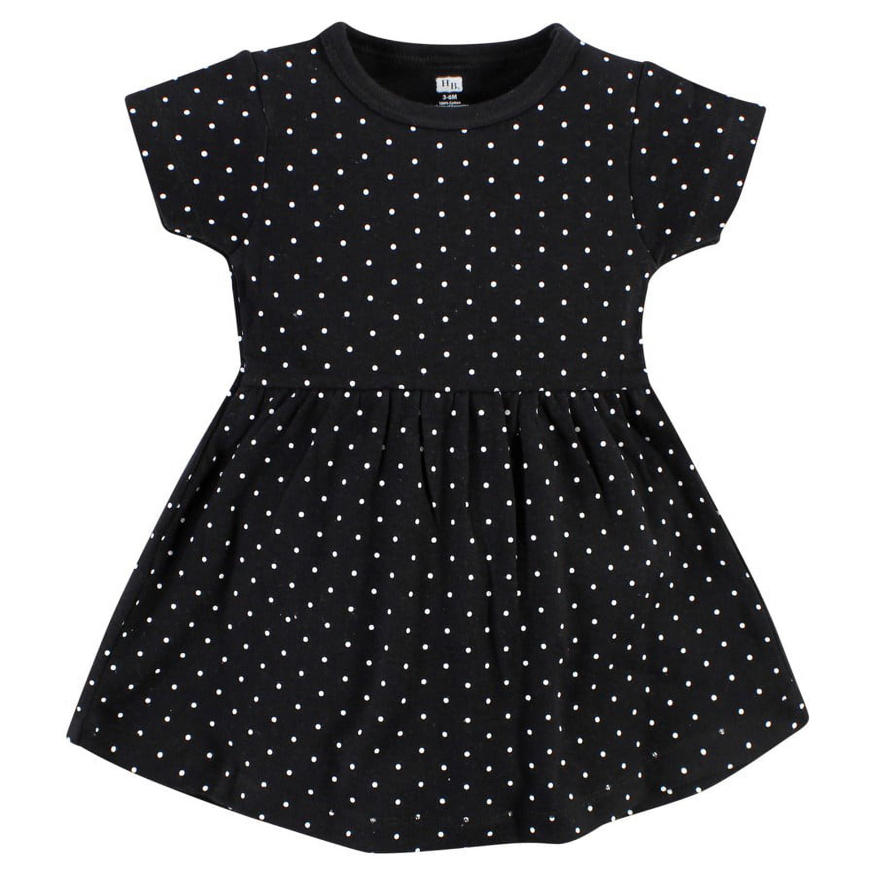 Hudson Baby Baby Girls Cotton Dresses, Bonjour, 6-9 Months