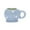 #1-D, variant on Fridge Magnet Decorative Sticker - Ceramic Mini Vase Design, Strong Magnetic Adhesion, Cute 3d Side Decor, Durable Water-resistant Material, Topliu