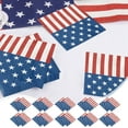 thumbnail image 2 of Qocolhg American Flag Patriotic Party Supplies Disposable Dinner Paper Plates Dessert Paper Plates Napkins and Cocktail napkins for Veterans Day Election Day 4th of July Independence Day Decorations, 2 of 6