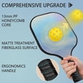 thumbnail image 2 of Pickleball Paddles Set Of 2, Fiberglass Surface, Dreamy Cloud Print, 4 Balls & Bag, 2 of 5