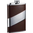 thumbnail image 1 of Visol VF2063 Flacon en Cuir Nathan Marron - 8oz, 1 of 1