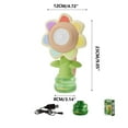 thumbnail image 2 of EGNMCR Sunflower Bubble Machine Seven Color Flower Fully Automatic Bubble Blowing 30ml Sunflower Soaking Machine, 2 of 2