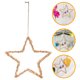 thumbnail image 3 of Colgador de cuadros con forma de estrella de mimbre tejido para colgar en la pared, soporte para marcos de cuadros, soporte para exhibir cuadros para el hogar, colgador de cuadros tejido, 3 of 8