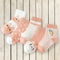 thumbnail image 6 of SHX Girls Toddler Kids Socks Cute and Fun Cotton Crew Socks 5 Pair 1-3 Years Old Children, 6 of 6