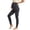 Dark Gray, variant on MEZZALL Women Maternity Pregnant Yoga Pants Solid Color High Waisted Seamless Pregnant Base Pants Tight Fitting Sports Pregnant Pants Relaxed Fit Trousers