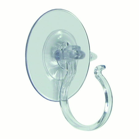 Simple Living Solutions Large Suction Cup Wreath Hook, Clear