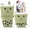 Green, variant on Telescopic Pencil Bag Pen Holder Pop Up Stationery Case, Stand-up Retractable Transformer Bag Standing Organizer, Great for Christmas Holiday New Year Office Bag
