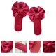 thumbnail image 5 of 1 par de pantuflas para mujer con decoración única de lazo, antideslizantes para el hogar., 5 of 5