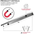 thumbnail image 2 of shiyou-10 Inch Stainless Steel Magnetic Knife Bar with Multipurpose Use as Knife Holder, Knife Rack, Knife Strip, Kitchen Utensil Holder, Tool Holder, Art Supply Organizer, Home Organizer, 2 of 4