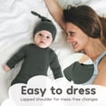 thumbnail image 4 of Conjunto de 2 Pijamas para Bebé con Nudo Noah Baby Suave, 4 of 7
