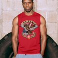 thumbnail image 4 of US Army Eagle Men's Muscle Shirt 250 Years Anniversary American Veteran DD 214, 4 of 7
