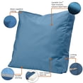 thumbnail image 4 of Classic Accessories Ravenna Water- Patio Lounge Chair/Loveseat Back Cushion, 21 x 20 x 4 Inch, Empire Blue, 4 of 16