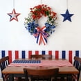 thumbnail image 7 of Patriotic Summer Wreath for Front Door, 4th of July Wreath, Flag Bowknot Wreaths for Memorial Day Independence Day Home Decor, 7 of 7