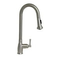 thumbnail image 3 of Whitehaus Collection WHS6800-PDK-PSS Waterhaus  Solid Stainless Steel Single-Hole Faucet with Gooseneck Swivel Spout - Polished Stainless Steel, 3 of 3