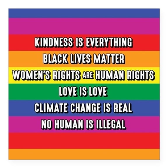 CafePress - The Truth Square Car Magnet 3 X 3 - Square Car Magnet 3" x 3"