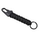 thumbnail image 1 of Scienceny LLavero de Paracord, mosquetón extraíble para exteriores, llavero de emergencia de supervivencia, cuerda, colgante portátil, cordón Herramientas eléctricas Negro, 1 of 6