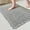 Gray, variant on Upgraded Waffle Bath Mat, Super Absorbent Non Slip Bath Mats for Bathroom Floor, Machine Washable Bathroom Rugs with Tassels, Rubber Backed Bathroom Mats, Ultra Soft, 17" x 24", Khaki