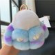 thumbnail image 3 of LLavero de piel de conejo Natural para mujer, accesorio de peluche de conejo Real, bolso de mujer, adornos con dijes, bolso escolar, colgante, llavero de coche, chucherías, regalo para niños, 3 of 5