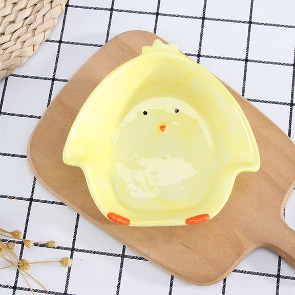 HEANUJJ Yellow Ceramic Soup Bowl, Porcelain Kitchen and Dining Bowl, and Stylish, 1 Piece