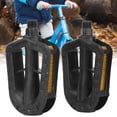 thumbnail image 3 of Heitune 2pair Universal niños de la Bici Antideslizante del Pedal de la Bicicleta Kid Accesorios rodamiento con Peligro Amarilla del Reflector (Sistema Americano), 3 of 5