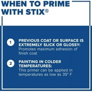 INSL-X SXA11009A-01 Stix Acrylic Waterborne Bonding Primer, 1 Gallon, White