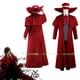 thumbnail image 2 of Disfraz de Cosplay de Alucard de Hellsing, cómic de anime, trinchera roja, Alucard Van, disfraz de sombrero de vampiro, disfraz de Carnaval de Halloween para hombre, 2 of 4