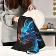 thumbnail image 5 of Coolnut Blue Dragon Kitchen Towels, 18 x 28 Inch Super Soft and Absorbent Dish Cloths for Washing Dishes, 1 PCS Reusable Multi-Purpose Microfiber Hand Towels for Kitchen, 5 of 6