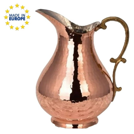 

Handmade Copper Water Pitcher Authentic Metal Jar Pure Copper Jug for Drinking Water