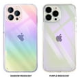 thumbnail image 5 of HOLOGRAPHIC TRANSPARENT LASER CLEAR IRIDESCENT ACRYLIC CASE FOR IPHONE 14 PRO MAX (6.7") - PURPLE IRIDESCENT, 5 of 6