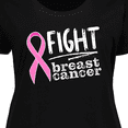 thumbnail image 4 of Inktastic Fight Breast Cancer Pink Ribbon Women's Plus Size T-Shirt, 4 of 5