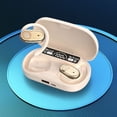 thumbnail image 6 of Earbuds Wireless, Hwkond Wireless Ear Mounted Bluetooth Earphones No In Ear Sound Leakage Stereoscopic Sound Quality Advanced Sports Earphones, Beige, Up to 60% Off, 6 of 7