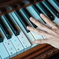 thumbnail image 3 of 2pcs Piano Keyboard Decals Introductory Piano Stickers Piano Decals for Beginner, 3 of 9