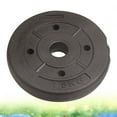 thumbnail image 1 of BESTYASH 2Pcs Plastic Coated Dumbbell Accessory Black Barbell Material Easy to Install and Use, 1 of 5
