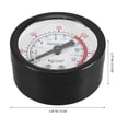 thumbnail image 2 of SHOWERORO 1Pcs Pressure Gauge for Air Compressor Accessories Industrial Use Black and 5.00X5.00X4.50in, 2 of 8