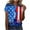 Style 1, variant on GERsome Women's 4th of July T-Shirt Short Sleeve Crewneck Tee American Flag Patriotic T-Shirt for Women Summer Loose Fit Pullover Tops S-5XL
