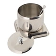 thumbnail image 4 of Recipiente Europa De Condimento De Metal, Espejo Pulido Pulido Y Bote De Condimento Fácil De Limpiar Con Base De Tapa Y Cuchara Para Sal L, 4 of 7