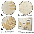 thumbnail image 3 of Designart "Graceful Serenity Amongst The Golden Ferns VI" Ferns Floater Framed Canvas Art Print, 3 of 5