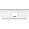 thumbnail image 3 of 22"W x 11"H x 3"ID x 7 1/2"C x 1"P Rectangle Architectural Grade PVC Contemporary Ceiling Medallion, 3 of 7