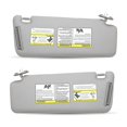 thumbnail image 6 of Right Passenger Side Car Sun Visor With Makeup Mirror With Light For Toyota 4Runner 2010-2022, Replacement OEM 74310-35B01-light Grey, 6 of 6