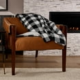 thumbnail image 1 of Sunbeam Northern Luxe Reversible Sherpa Heated Throw, Black, 1 of 7