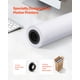thumbnail image 2 of VEVOR Rollos de Papel de Formato Ancho, 609,6 mm Ancho y 45,7 m Largo, 8 Rollos, Ideal para Dibujos CAD, Planos Técnicos, Mapas GIS, Diseños Arquitectónicos y Papel para Plotter, Blanco Brillante, 2 of 9