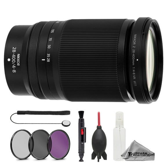 Nikon NIKKOR Z 28-400mm f/4-8 VR Lens - 7pc Essentials Bundle (International Version)