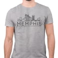 thumbnail image 2 of Skyline Memphis Tennessee Shirt Unisex 4X-Large Grey, 2 of 5