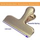 thumbnail image 4 of 1 Piece Large Metal Clips For Bags Sealing Clips For Food Bags Sealing Clips Letter Clips Made Of Stainless Steel Strong Spring Force No Edges Process, 4 of 5