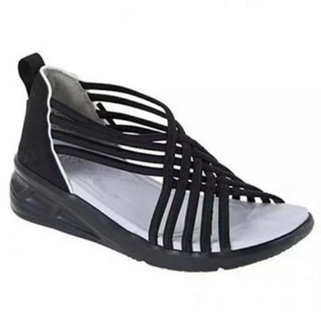 

Orthotics Sandals Comfort Premium Casual Wedges Sandal for Summer Outdoor Black 42