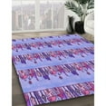 thumbnail image 2 of Ahgly Company Indoor Rectangle Patterned Purple Violet Purple Area Rugs, 7' x 10', 2 of 6