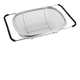 thumbnail image 1 of Colador Rectangular De Acero Inoxidable Extensible Xtellar plateado, 1 of 3