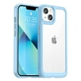 thumbnail image 1 of Allytech Clear Back Case for iPhone 13 5G 6.1 inch 2021, Drop Protection Shock-Absorbing Corners Anti-Scratch Soft TPU Edges (Without Screen Protector) Cover for iPhone 13 2021 (6.1"), Blue, 1 of 8